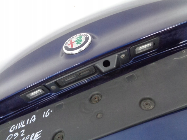 фото №8, Крышка багажника задняя комплектная лампы задняя alfa romeo giulia 2016- цвет 092