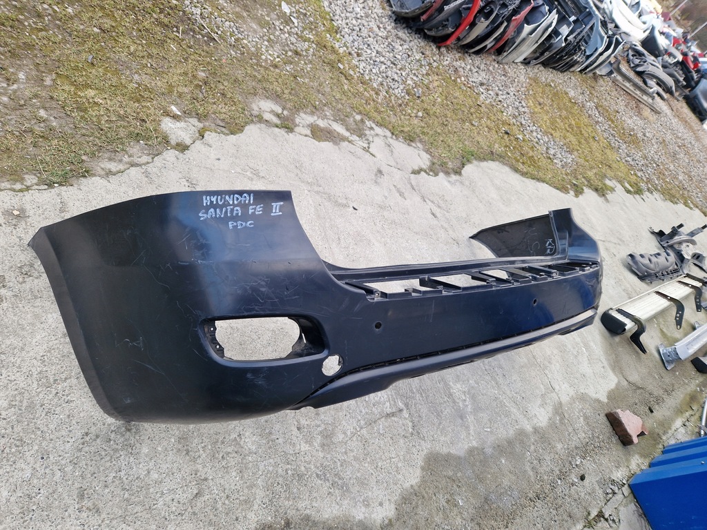 фото №1, Hyundai santa fe ii - бампер задня задній pdc