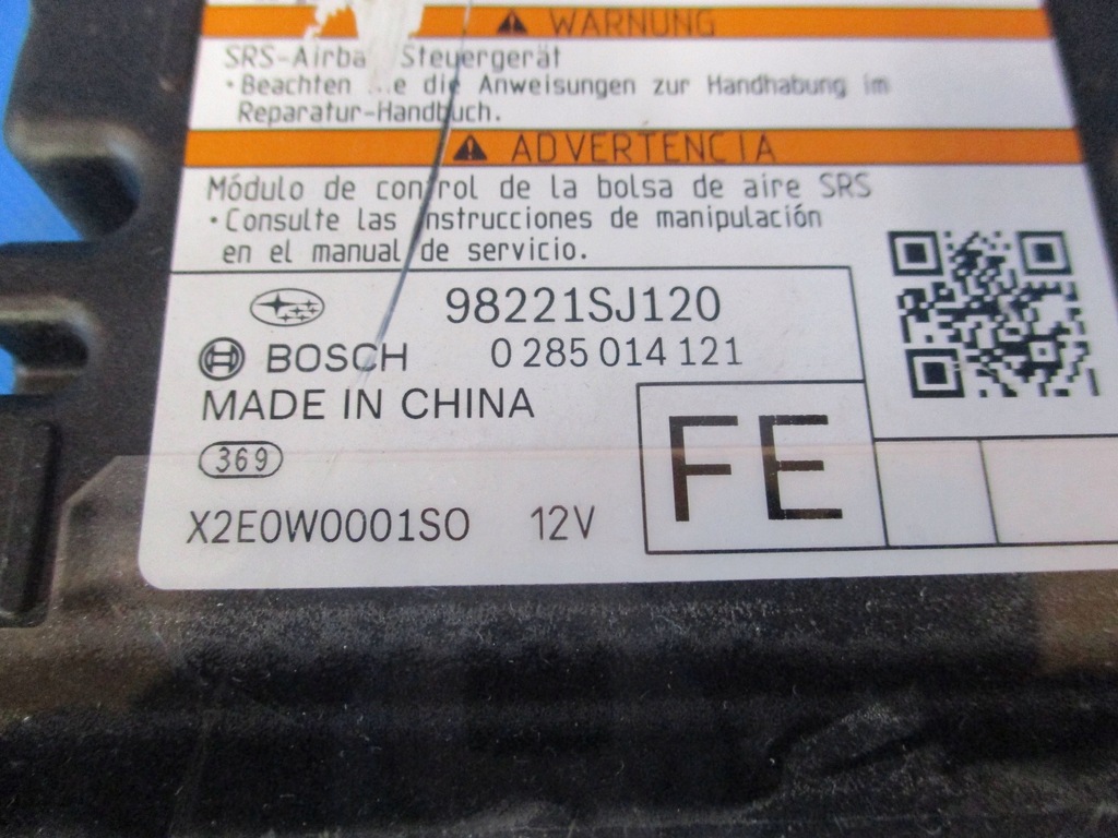 фото №13, Консоль приборная панель подушка безопасности subaru forester v sk 19- europa комплект ремни подушки безопасности