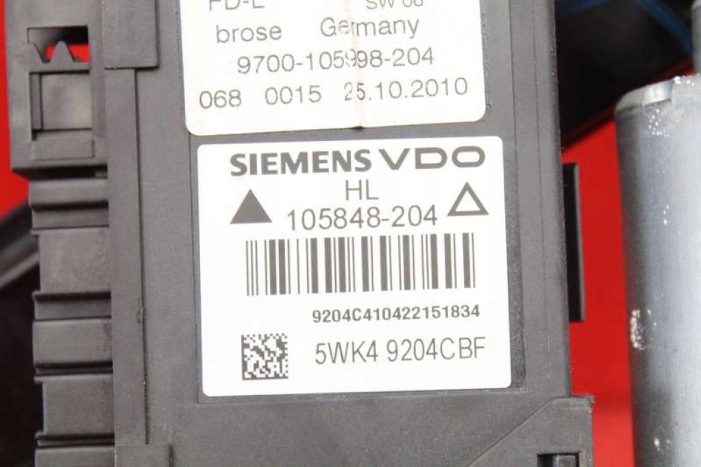 фото №6, Подъемник стекло левый задняя 8e0839461c seat exeo kombi 09-12
