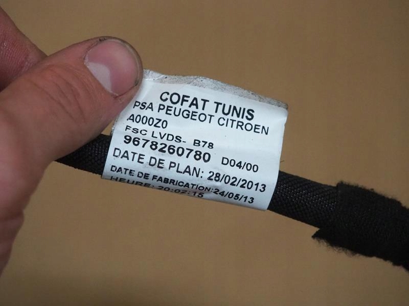 фото №4, Кабель радио навигации citroen c4 picasso ii 9678260780