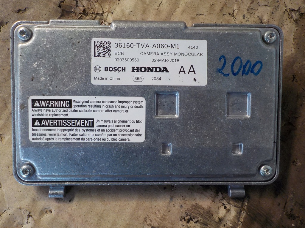 фото №1, Honda civic x 1.5t модуль камеры