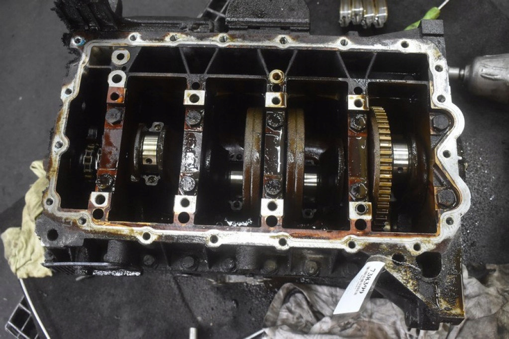 фото №10, Блок dół двигуна wał n46b18 bmw e46 1.8 valvetronic 116 km 01-06