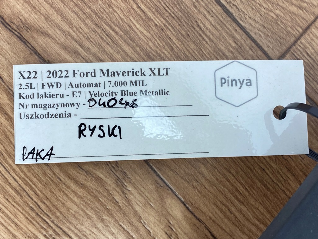 фото №6, Освещение розетка кузов ford maverick 2022+ usa