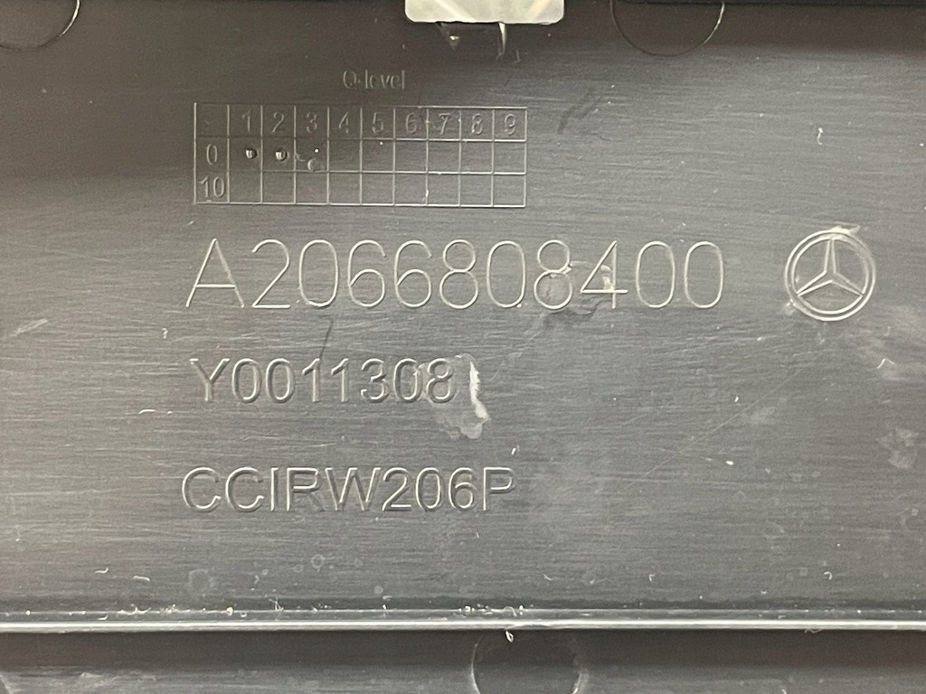 фото №9, Mercedes w206 корпус защита pod консоль a2066808400