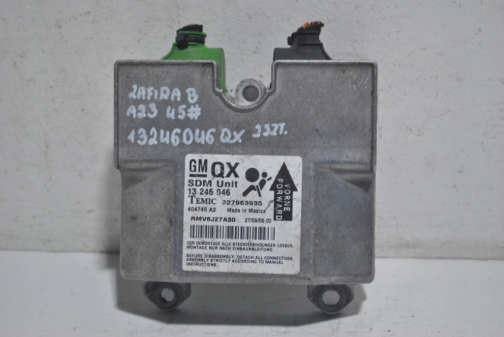 фото №1, Модуль датчик подушка безпеки opel zafira b 13246046qx