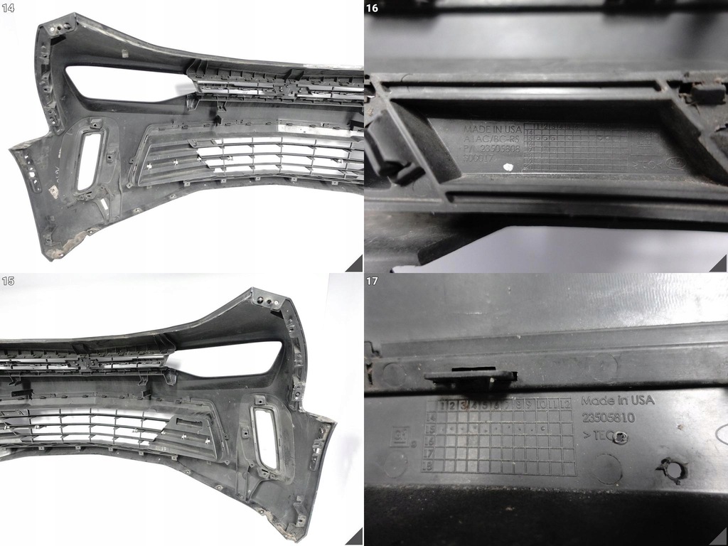 фото №9, Chevrolet camaro vi 6 rs 16-18 бампер + решётка радиатора / решётка радиатора + решётка перед