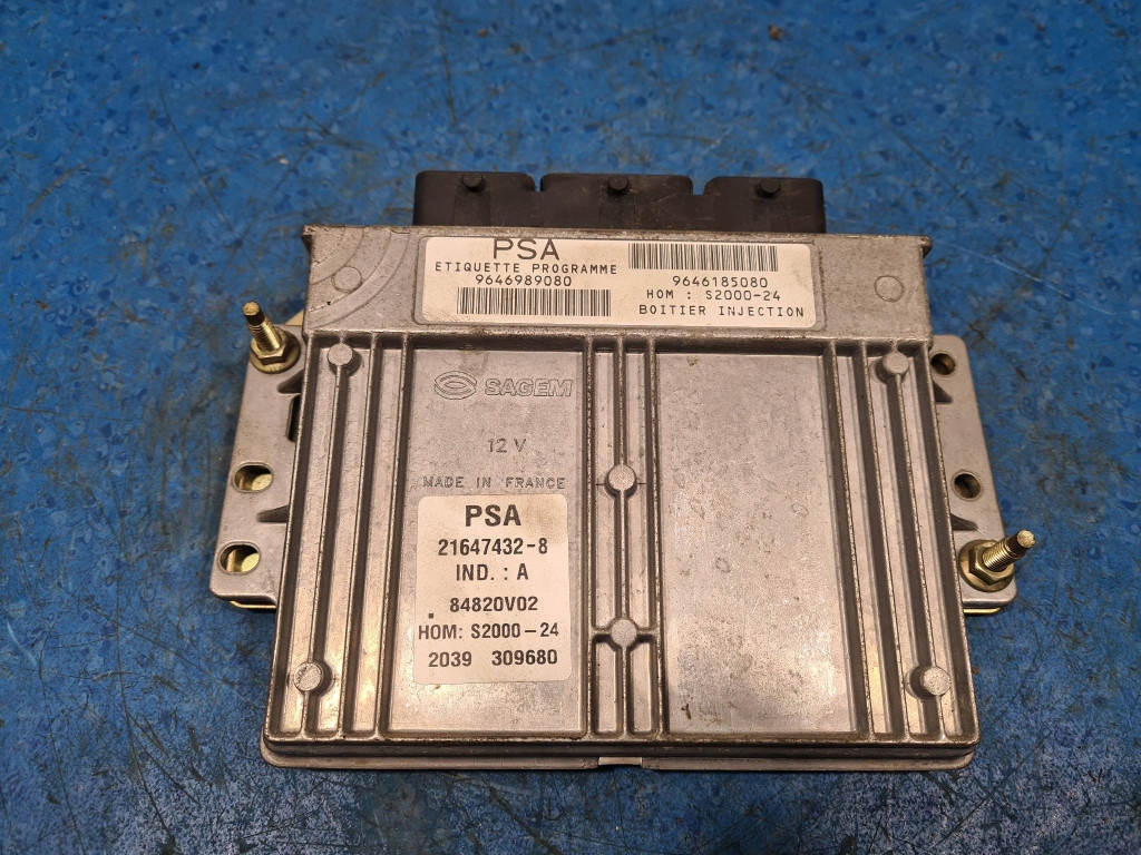 фото №1, Бортовий комп'ютер двигуна citroën berlingo b9 9646185080 2009