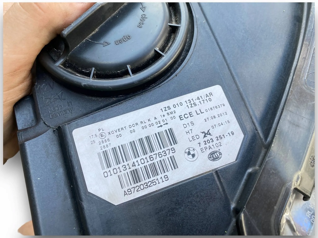 фото №11, Bmw 5 f10 f11 2012 лампы передние