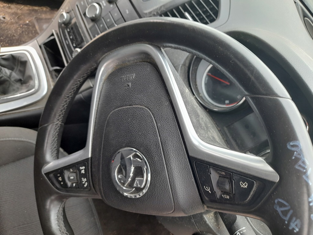 фото №4, Opel insignia a повітропровід подушка безпеки водія шкіра multi