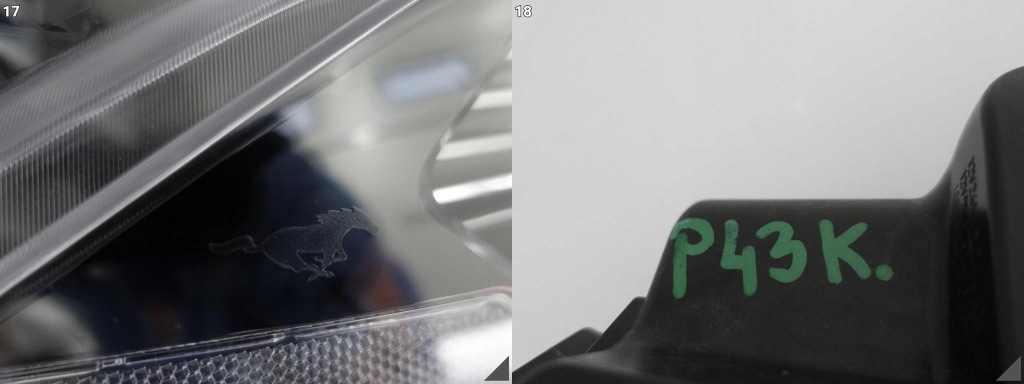 Ford mustang vi 6 рестайлінг  17- full led фара правий європа Оригінал