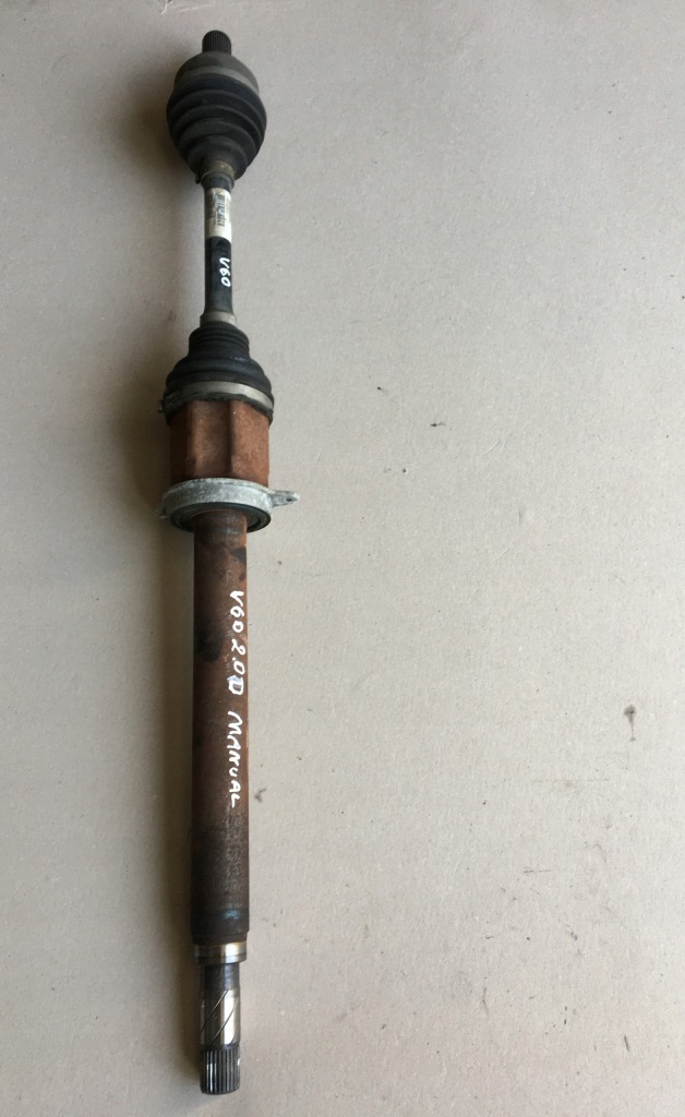 Volvo v60 13- рестайлинг  s60 2 2.0 d приводной вал правая длинная механическая коробка передач 31437521 с Разборки