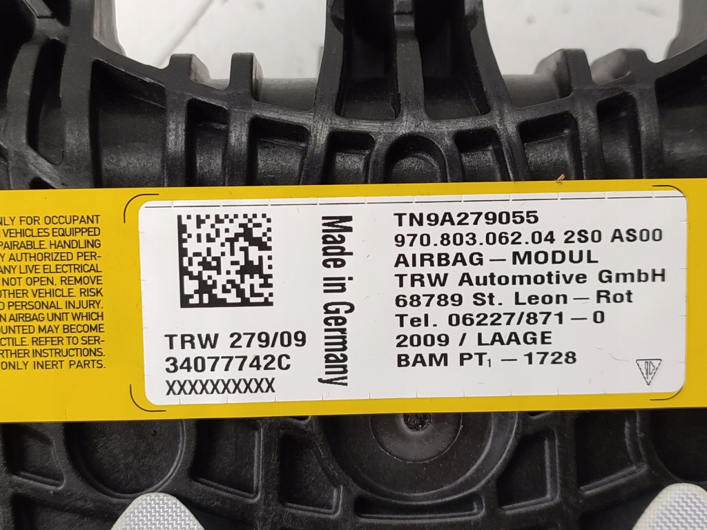 фото №7, Подушка пассажира коленная правая подушка безопасности перед porsche panamera i 970 2009–