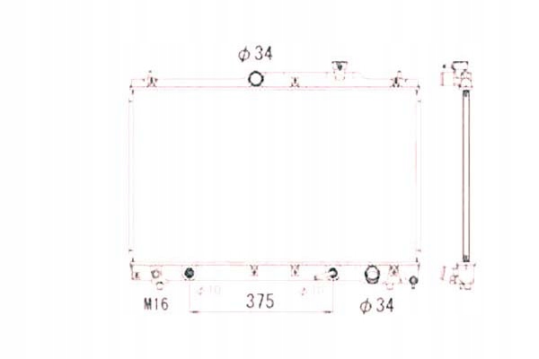 фото №1, Nrf радиатор двигателя toyota previa 2.4 02.00-02.0