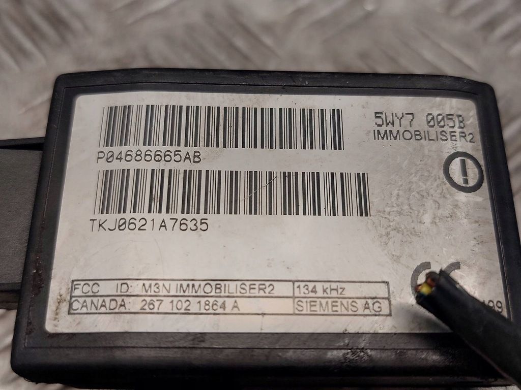 фото №13, Набір стартовий cgrysler grand voyager iv 2.4 16v 04745860 04869000aj