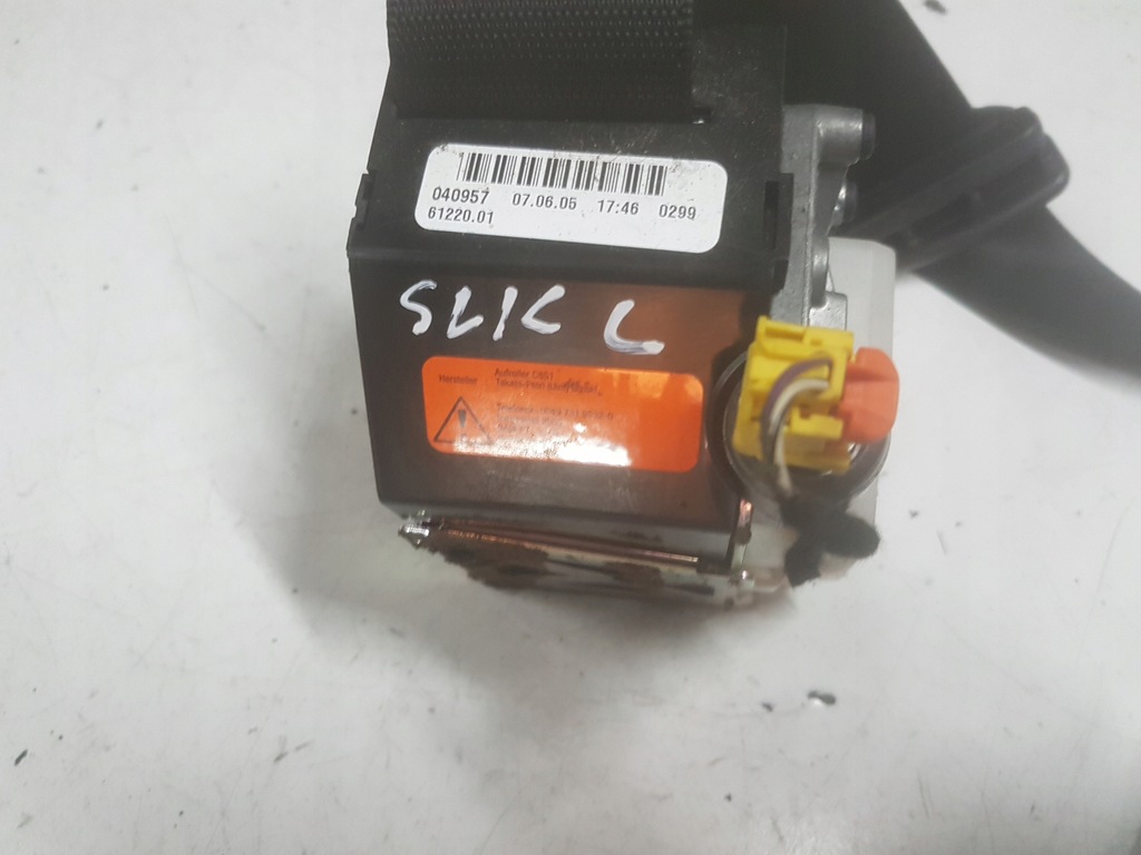 фото №2, Mercedes slk r171 pas безопасности левый перед