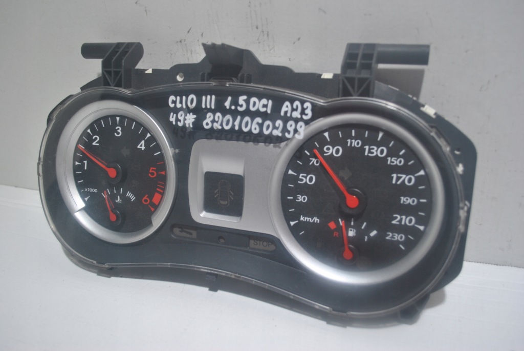 фото №2, Счетчик renault clio iii 1.5 dci 8201060299