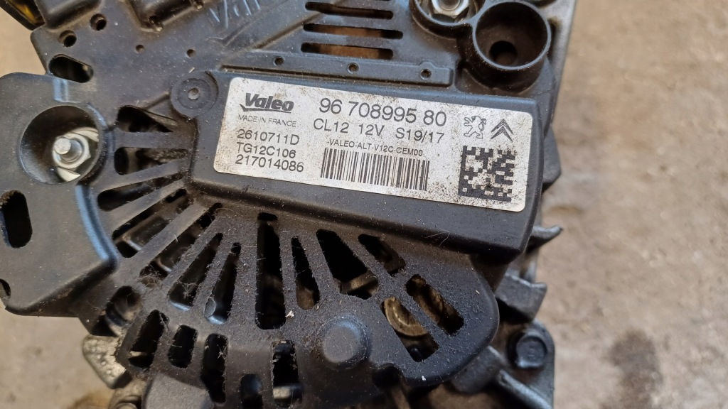 фото №3, Opel crossland 1.2 b генератор 9670899580