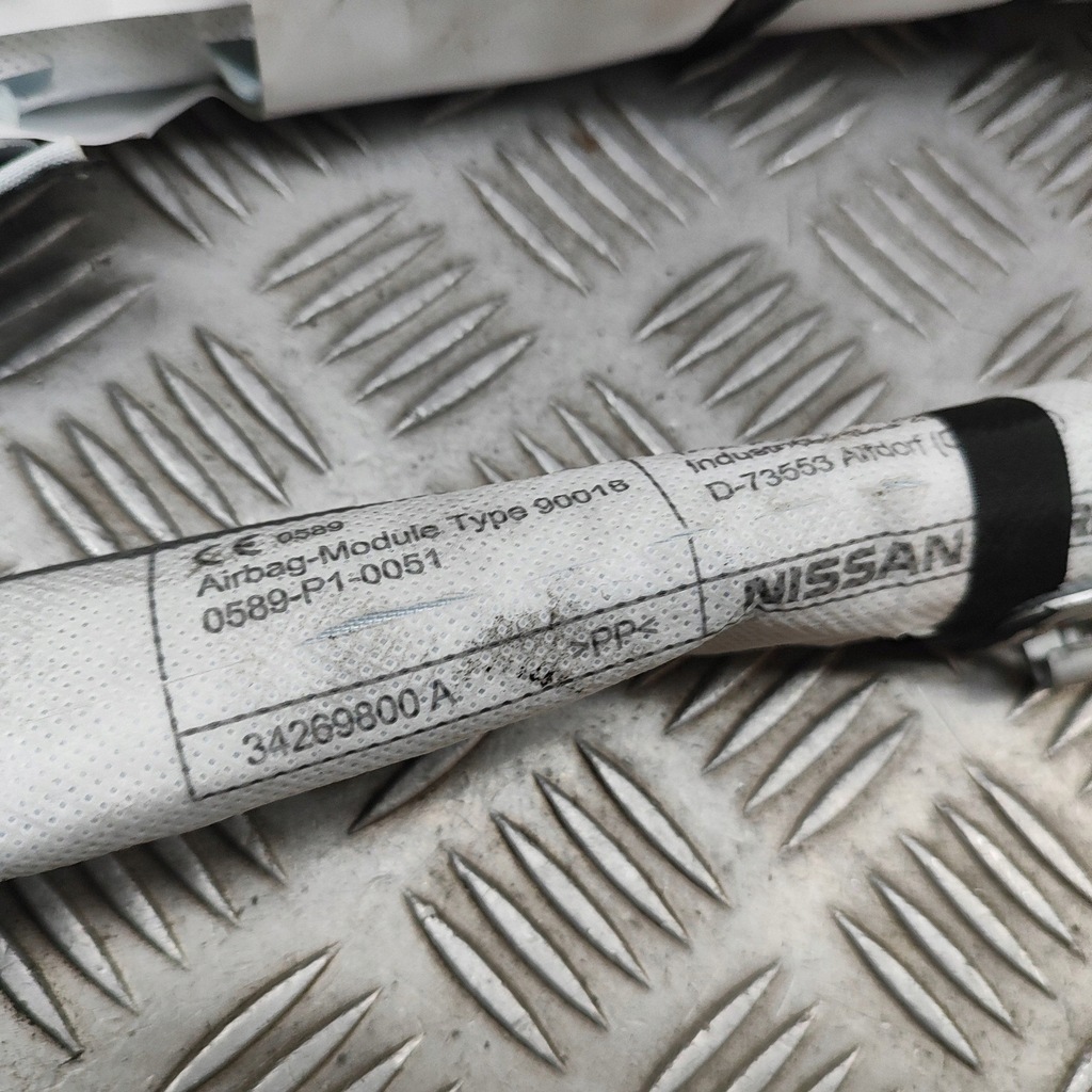 фото №5, Nissan leaf ii ze1 2018 левая сторона шторка безопасности подушка безопасности