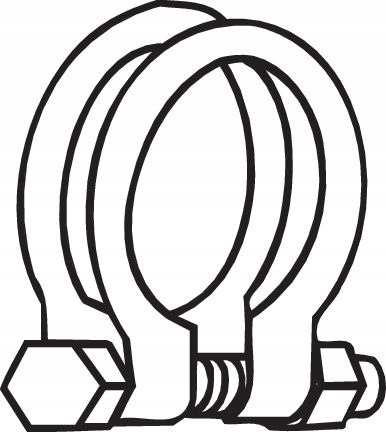 фото №2, Хомут труби системи випускний bosal 250-453