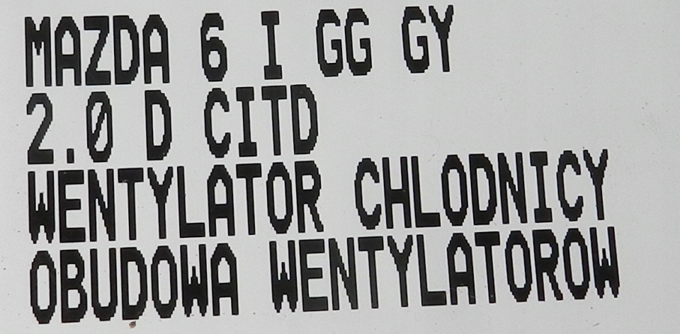 фото №8, Mazda 6 i gg/gy 2.0 citd вентилятор корпус