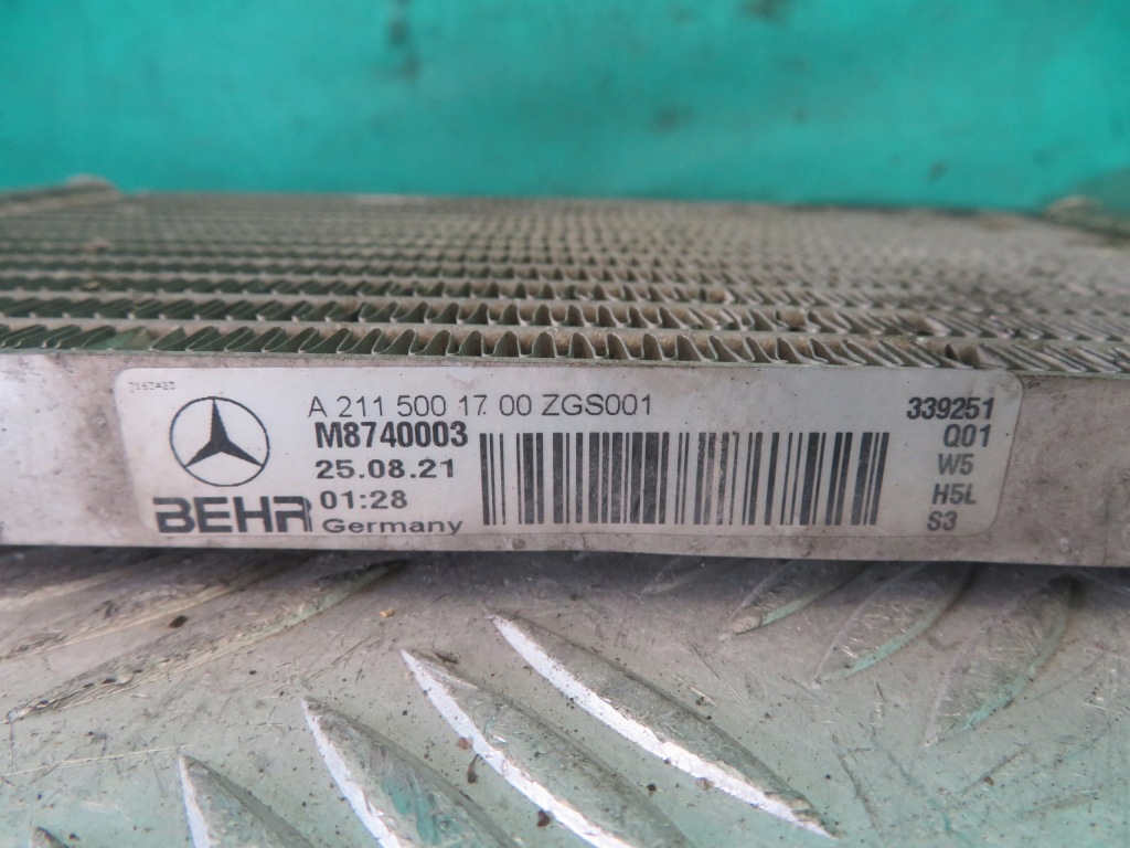 фото №6, Радиатор масла mercedes sprinter 2.1 cdi 22r a2115001700