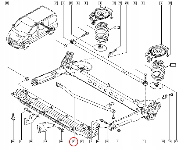 фото №14, Новый оригинальный номер поворотный renault trafic ii 8200433799