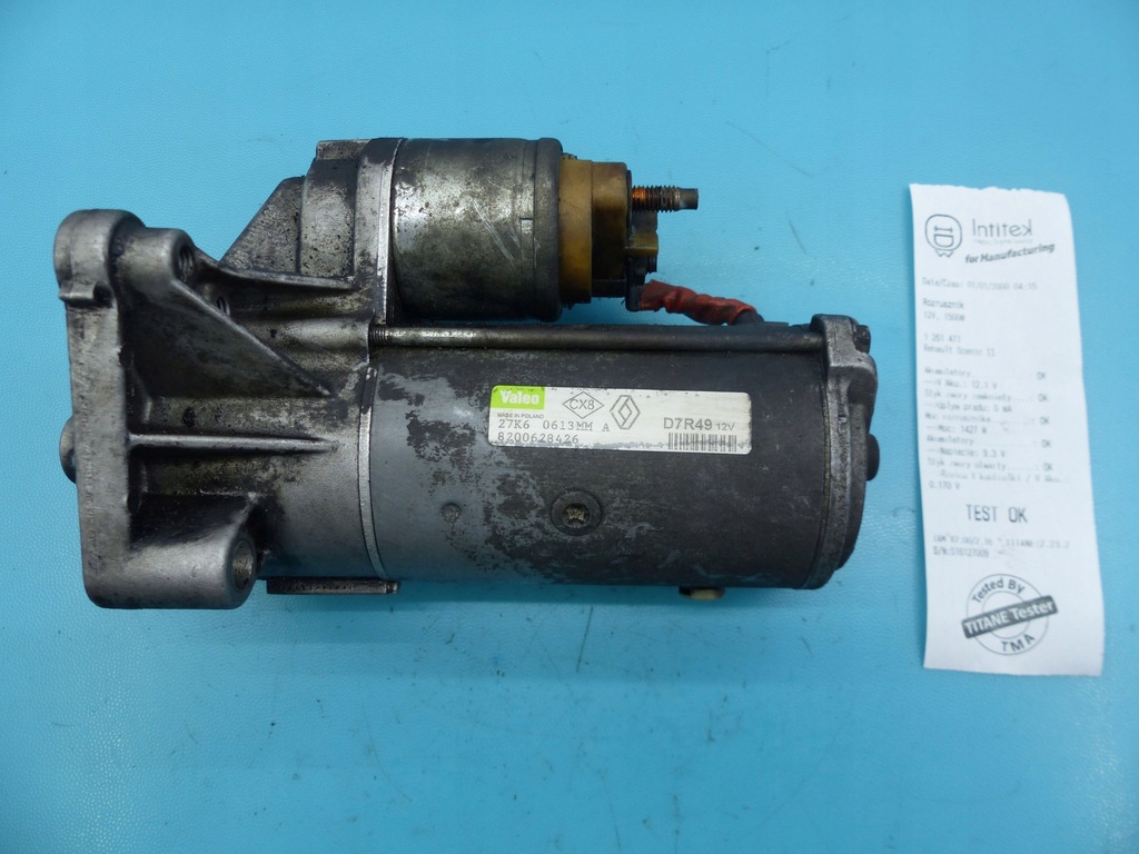 фото №1, Test стартер renault scenic ii