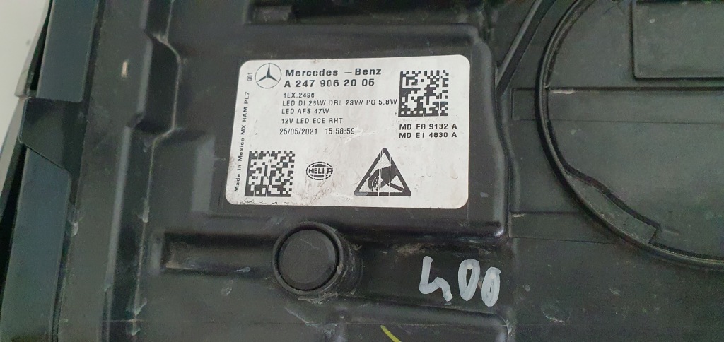 Mercedes glb 247 фара права full led performance Недорого