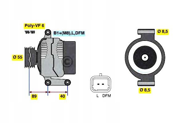 Генератор bosch 986 042 720 Ціна