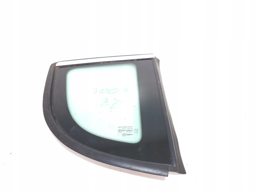 фото №1, Peugeot 3008 i стекло кузовная задняя задняя правая as2 2010 хром