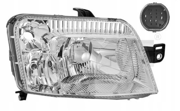 фото №3, Фары fiat panda ii 03-12 противотуманная фара правая + левая набор 14pin