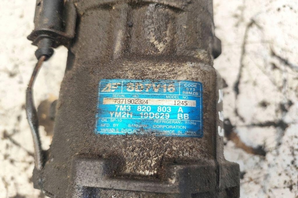 фото №7, Компресор кондиціонера seat alhambra 7v8, 7v9 7m3820803a 1.9l дизель 2003