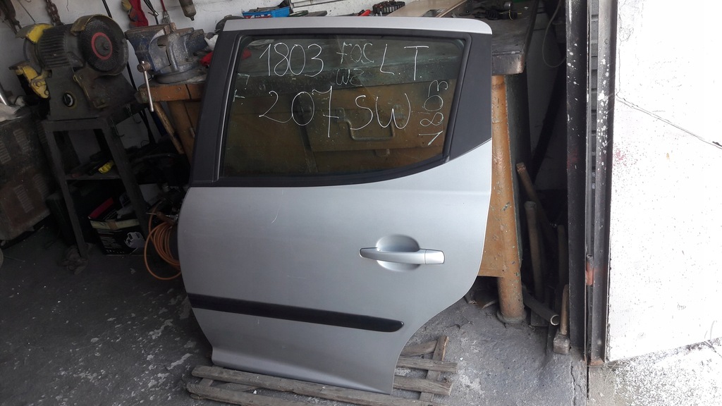 фото №1, Дверь левый задняя peugeot 207 sw