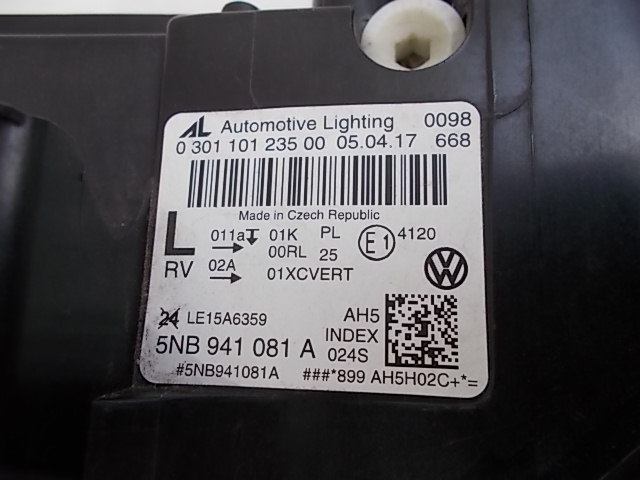 фото №13, Vw tiguan ii 5n 16-22 лампа левая full led org