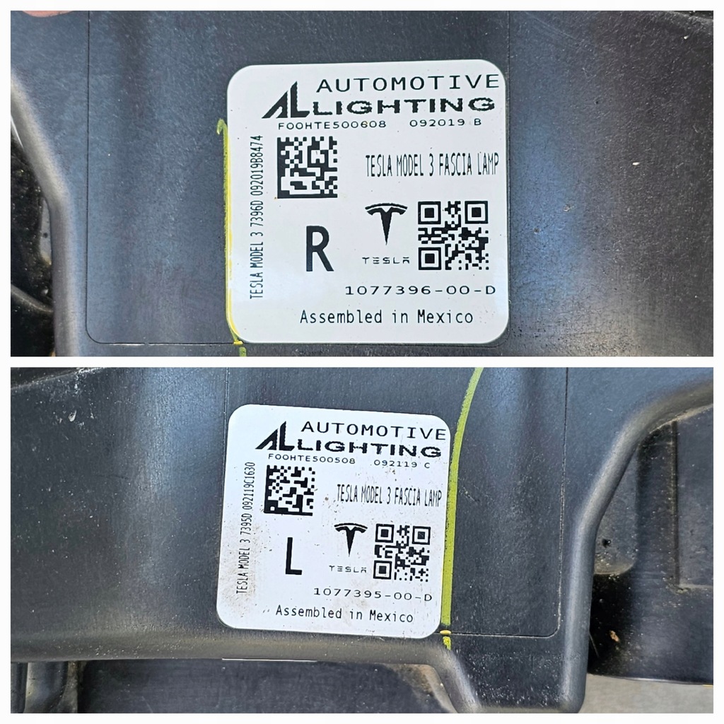 фото №15, Лампа противотуманная фара p+l tesla 3 1077395-00-d 1077396-00