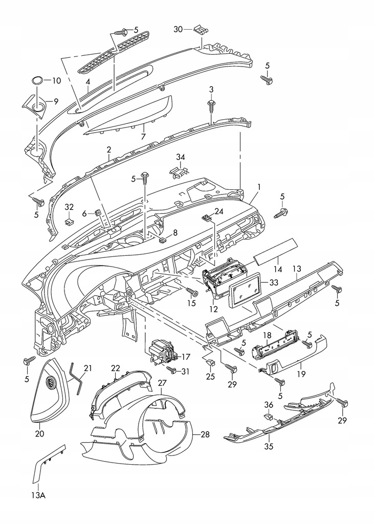 фото №12, Захист корпус керма audi a8 s8 d4 4h0858345