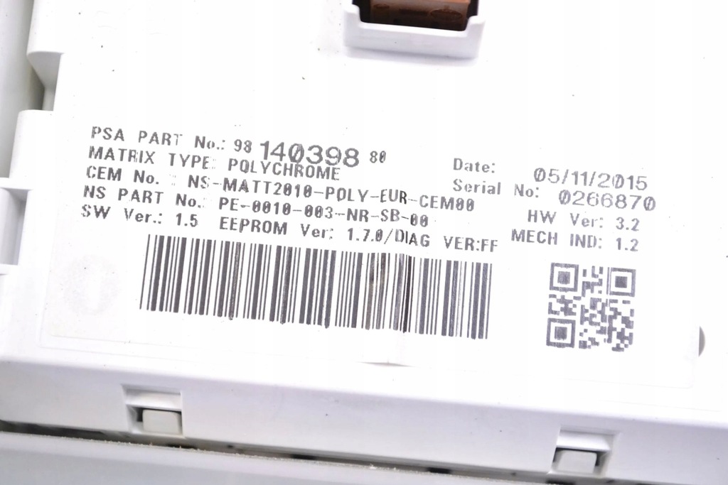 фото №6, Peugeot 2008 i 2016 лічильник / спідометр