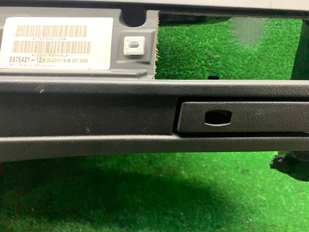 фото №8, Bmw 5 e60 e61 lift eu панель приладів приладова консоль панель приладів шкіра cup тримач