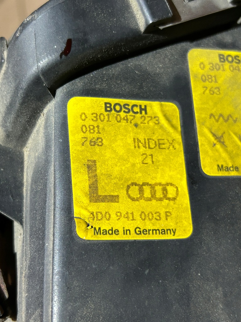 фото №14, Лампа левая ксенон audi a8 s8 d2 europa