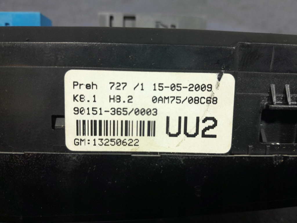 фото №11, Opel zafira b lift перемикач панель кондиціонера обдув 13250622