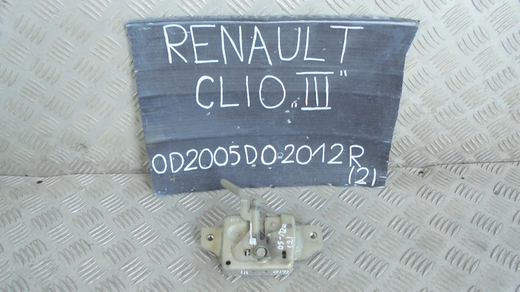фото №4, Замок капот renault clio iii 05-12r