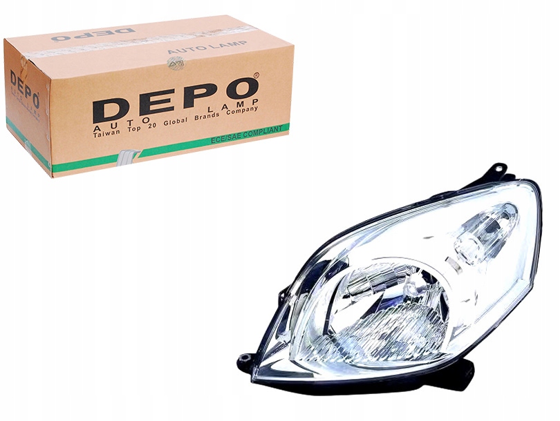 фото №1, Фара h4 електричний з двигуном колір вкладиш