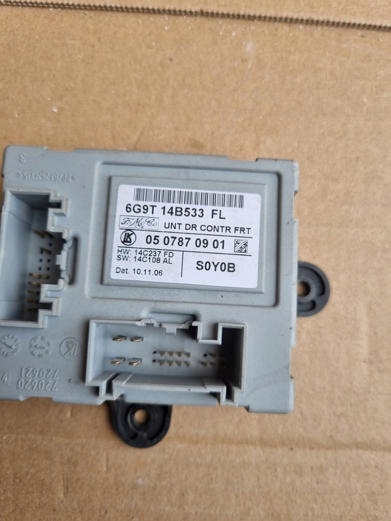 фото №6, Модуль дверь ford s-max mk1 6g9t14b533fl