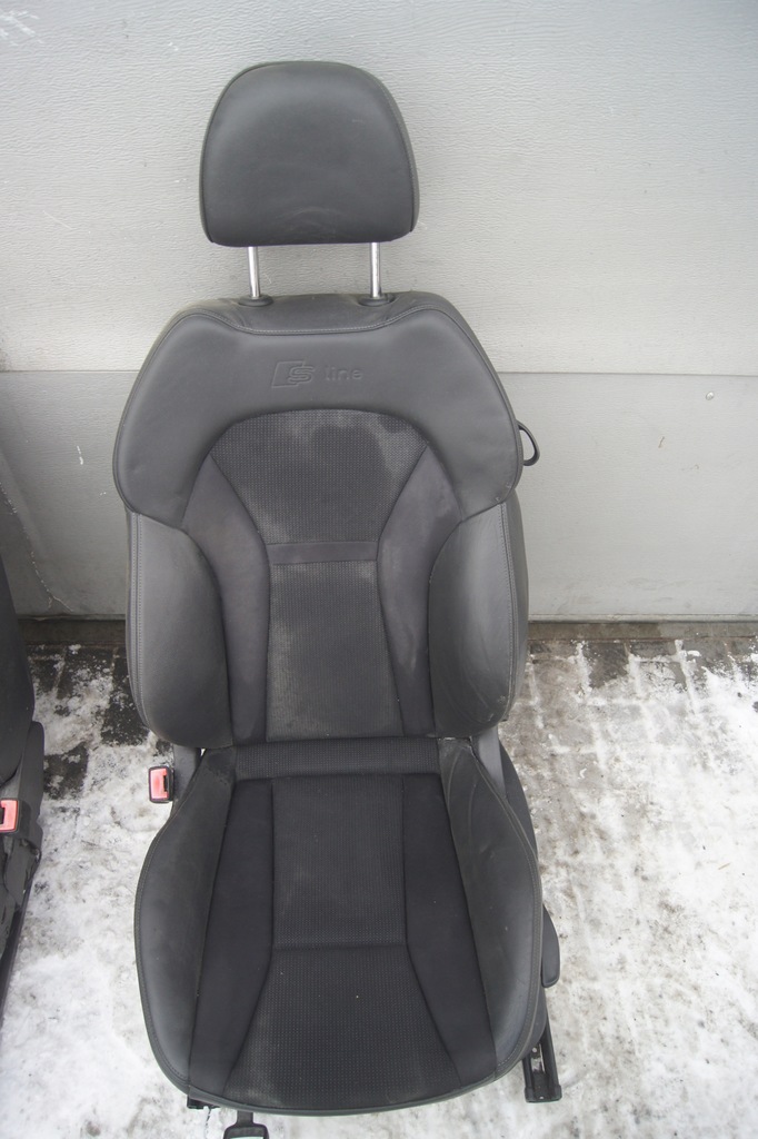 фото №12, Комплект сидений s-line audi a1 8x 3d ремни защёлки