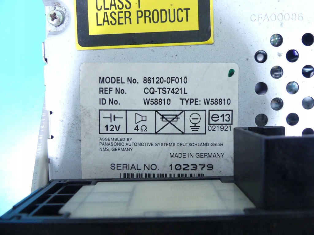 фото №11, Консоль панель обдув toyota corolla verso ii