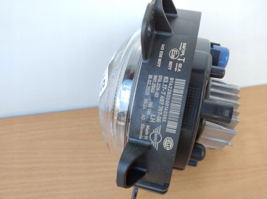 фото №3, Левый противотуманная фара led drl с ringiem mini clubman f60 st1/r540 63177497767