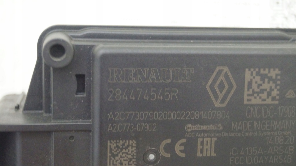 фото №3, Renault megane zoe clio 284474545r радар датчик distronic t