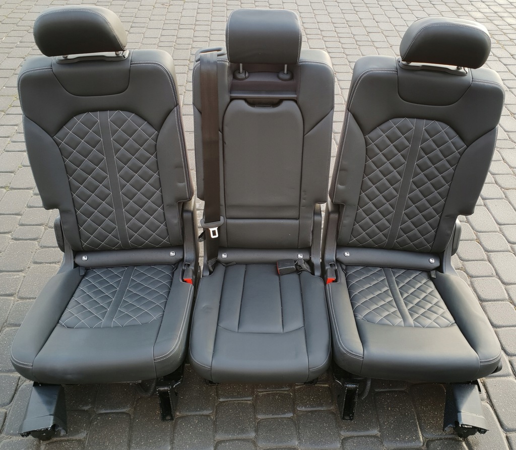 фото №8, Сидіння заднє сидіння салон середина обшивки килимок шкіра audi sq7 q7 4m 15-19r lift