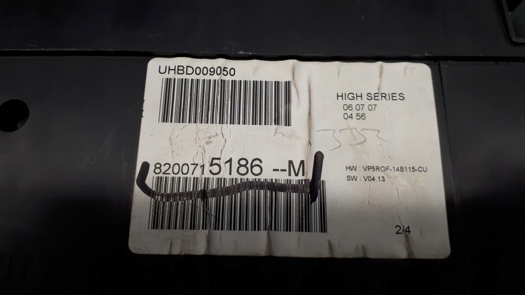 фото №11, 8200715186 лічильник приладова панель renault clio iii